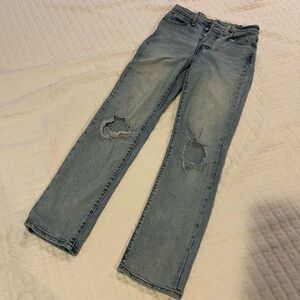 Levi’s Distressed Blue Jeans
